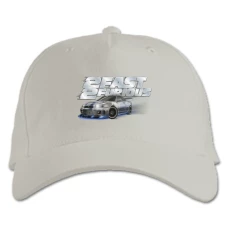 Baseball cap with Print The Fast And The Furious Grey Car - white
