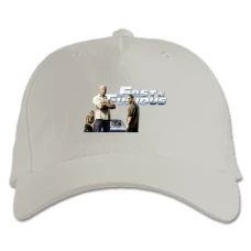 Baseball cap with Print The Fast And The Furious Heroes - white