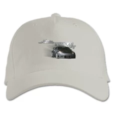 Baseball cap with Print The Fast And The Furious Grey Car Logo - white