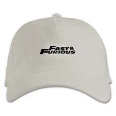 Baseball cap with Print The Fast And The Furious Black Logo - white
