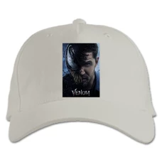 Baseball cap with Print Venom Print - white