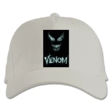Baseball cap with Print Venom Hero Monster - white