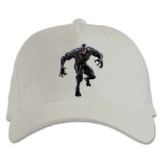 Baseball cap with Print Venom Hero Monster Print - white