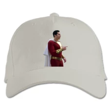 Baseball cap with Print Shazam! Hero - white