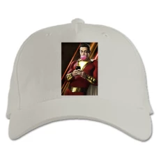 Baseball cap with Print Shazam! Hero Print - white