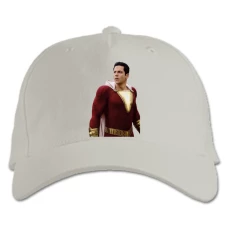Baseball cap with Print Shazam! Cute Hero - white