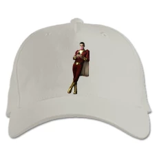 Baseball cap with Print Shazam! Superhero - white