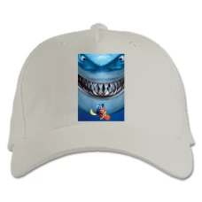 Baseball cap with Print Finding Nemo And Dory Scary Print - white