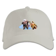 Baseball cap with Print Up Main Characters - white