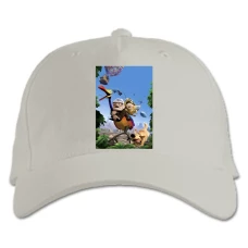 Baseball cap with Print Up Main Heroes - white
