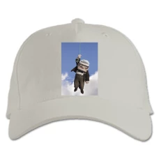 Baseball cap with Print Up Carl Fredricksen - white