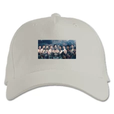 Baseball cap with Print Shameless Heroes - white