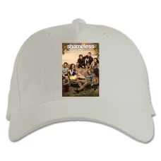 Baseball cap with Print Shameless Theme - white
