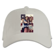 Baseball cap with Print Shameless Main Heroes - white