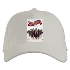 Baseball cap with Print Shameless Main Heroes Print - white