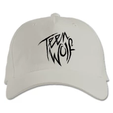 Baseball cap with Print Teen Wolf Logo - white