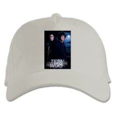 Baseball cap with Print Teen Wolf Theme Print - white