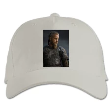 Baseball cap with Print Vikings Hero Print - white