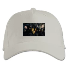 Baseball cap with Print Vikings Logo Heroes - white