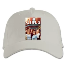 Baseball cap with Print Girls Print - white
