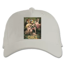 Baseball cap with Print Girls Characters - white