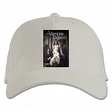 Baseball cap with Print The Vampire Diaries Main Heroes - white