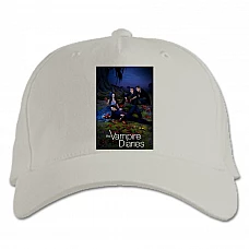 Baseball cap with Print The Vampire Diaries Heroes Print - white