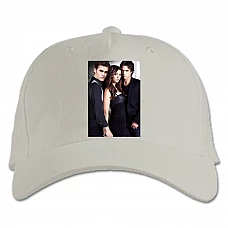 Baseball cap with Print The Vampire Diaries Main Heroes Print - white