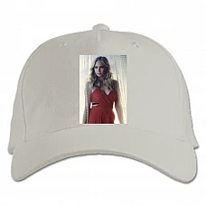 Baseball cap with Print The Vampire Diaries Caroline - white