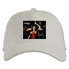 Baseball cap with Print The Vampire Diaries Main Characters - white