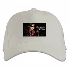 Baseball cap with Print The Vampire Diaries Elena Gilbert Hero - white