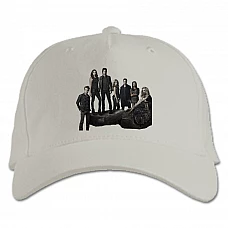 Baseball cap with Print The Vampire Diaries Main Heroes Theme Print - white