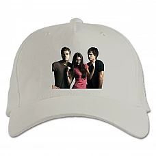 Baseball cap with Print The Vampire Diaries Main Characters Print - white