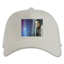 Baseball cap with Print Fringe Hero Print - white