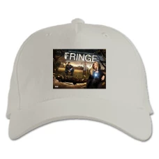 Baseball cap with Print Fringe Theme Print - white