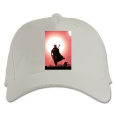 Baseball cap with Print The Mandalorian Heroes - white