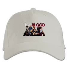 Baseball cap with Print True Blood Heroes - white
