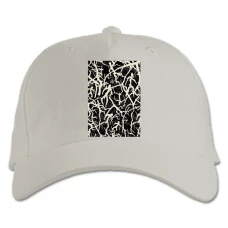 Baseball cap with Print True Detective Art - white