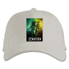 Baseball cap with Print Z Nation Print - white