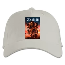 Baseball cap with Print Z Nation Main Theme - white