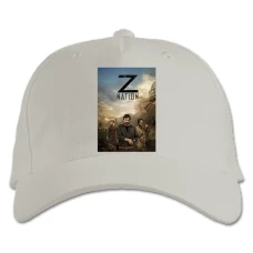 Baseball cap with Print Z Nation Theme Print - white