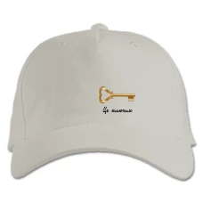 Baseball cap with Print Valentine's Day Key - white