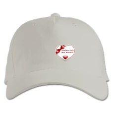 Baseball cap with Print Valentine's Day Love You My Lovely - white