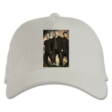 Baseball cap with Print Supernatural Heroes - white