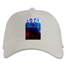 Baseball cap with Print Supernatural Main Theme - white