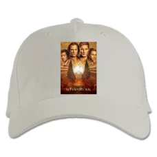 Baseball cap with Print Supernatural Print - white