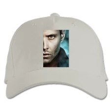 Baseball cap with Print Supernatural Dean Winchester Print - white