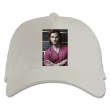 Baseball cap with Print Supernatural Sam - white