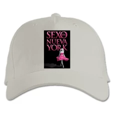 Baseball cap with Print Sex And The City Theme - white