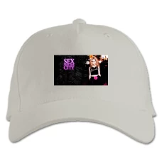 Baseball cap with Print Sex And The City Carrie Bradshaw Print - white